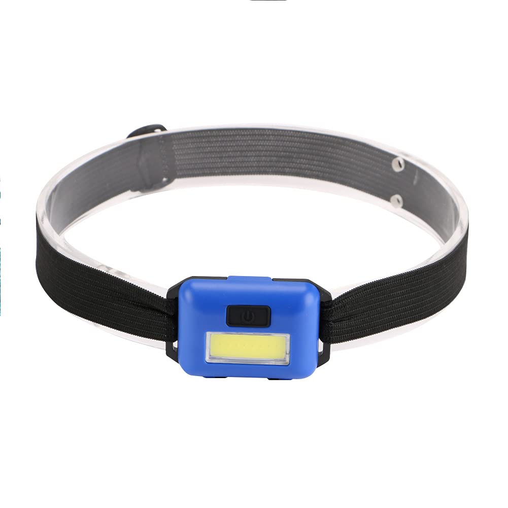 LED Head Torch Headlamp 3 Modes Strong LED COB Headlamp Outdoor Mini Head Headlight Flashlight Torch USB Rechargeable Camping Headlight for Hiking, Jogging