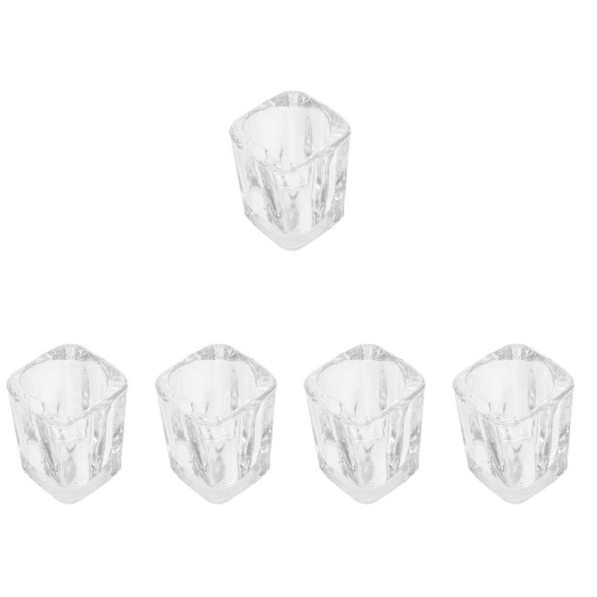 Cabilock 5 Piezas Copa de Vino Forma de Vaso de de Vidrio para Fiestas y Celebraciones para de San Valentín y de Bebidas