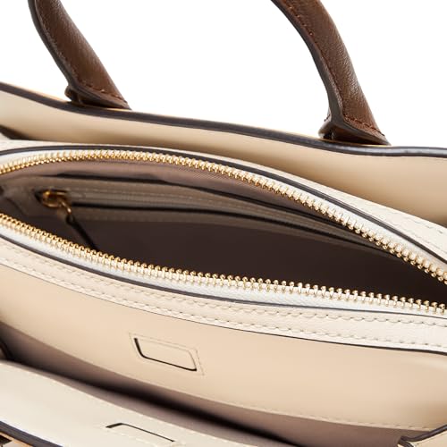 Image of Michael Kors Laila Small Satchel, Gold-Tone Hardware /Honeywheat Multi