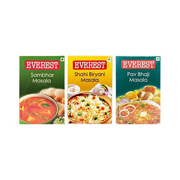 Everest Spices Variety PackSambhar Masala 100g /Shahi Biryani Masala