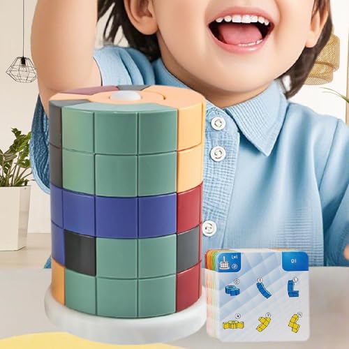 Image of Stacking Blocks Toys Creative Color Stacker for Boys Girls Children Toddlers B|Baby|Toys for Baby|Developmental Baby Toys