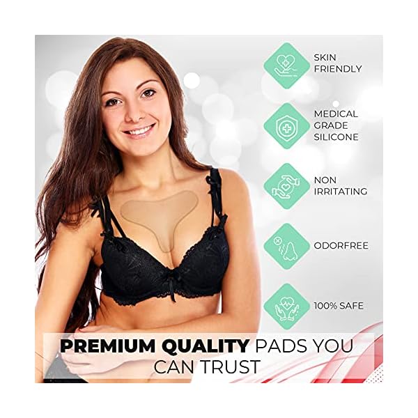 Anti-Wrinkle-Chest-Pads-Set-Of-2-Decollete-Silicone-Chest-Wrinkle-Pads-Reusable-Anti-Age-Premium-treatment-Chest-Wrinkle-Patches-Self-Adhesive-Pads-For-Collagen-And-Skin-Tone-Repair Chest Wrinkle Pads Set Of 2 Decollete Silicone Anti Wrinkle Chest Pads Reusable Anti Age Premium treatment Chest Wrinkle Patches Self Adhesive Pads For Collagen And Skin Tone Repair