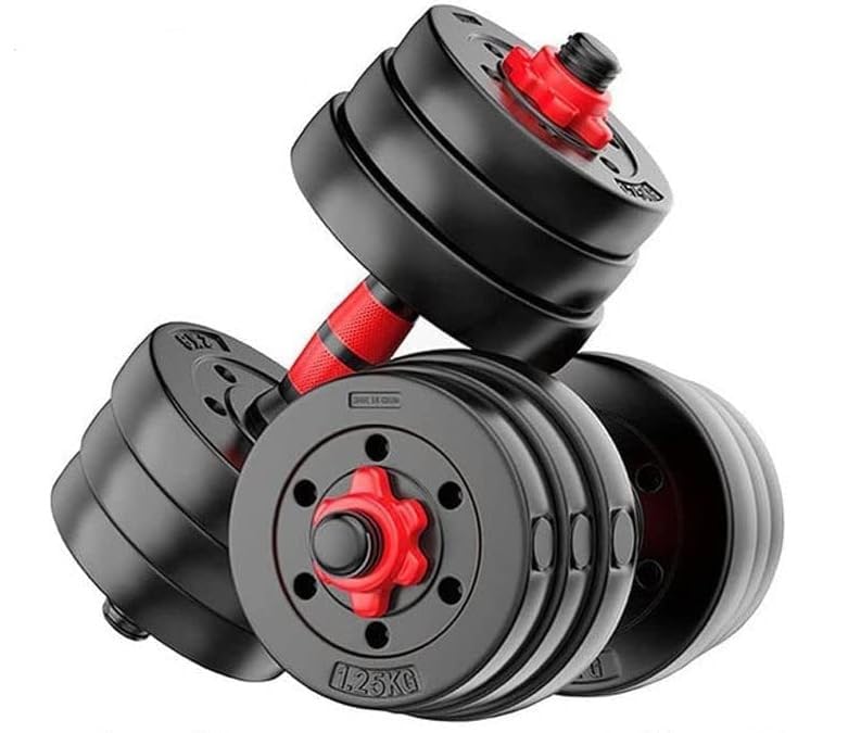 Zubo fitness Intruder Dumbbells 8kg (2kg x 4) Button Shapped Weight Plates & Dumbbell Rods for Home Gym Set, Black (B0DCM641R8) Amazon Price History, Amazon Price Tracker