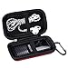 KINGTOP MP3 Player Case Durable Hard Shell Travel Carrying Case for MP3 MP4 Players,iPod Nano,iPod Shuffle,USB Cable,Earphones,Memory Cards,U Disk,Keys (Red)