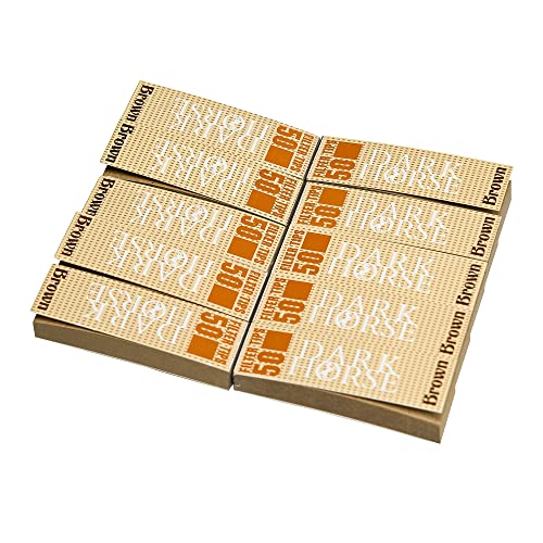 Dark Horse Brown Easy to fold perforation Rolling Paper Filter Tips 50 Count Pack of 10