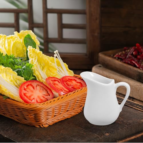 Jarras pequeñas de cerámica de 80ml, la solución elegante para servir salsas y café latte 8