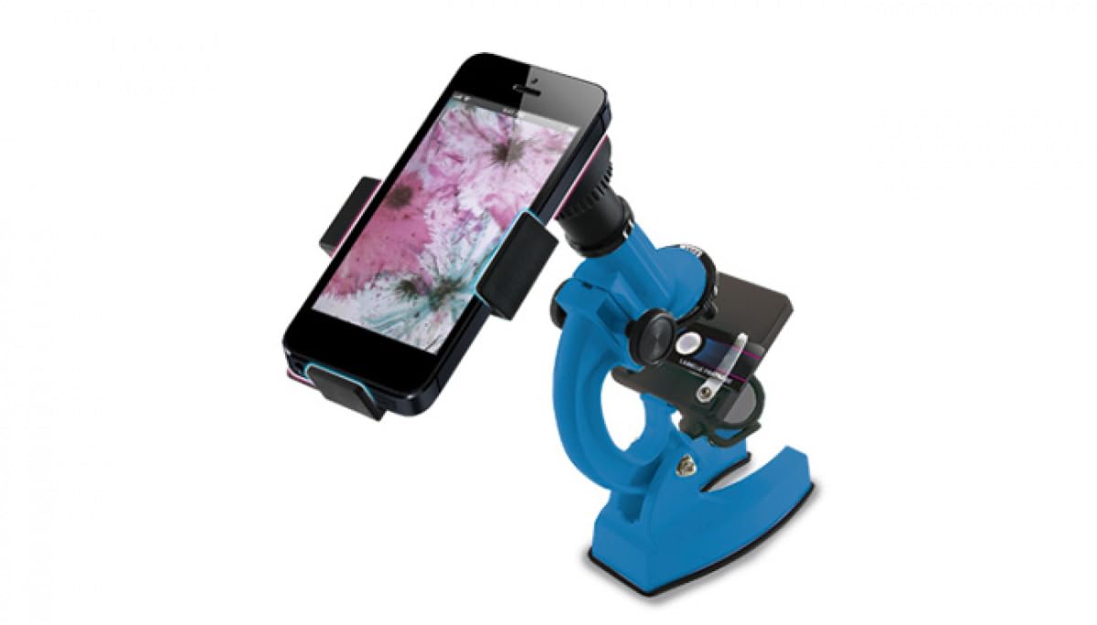 KONUS | KONUSTUDY Microscopio con Zoom, Adattatore Smartphone, Accessori per Preparazione dei Vetrini