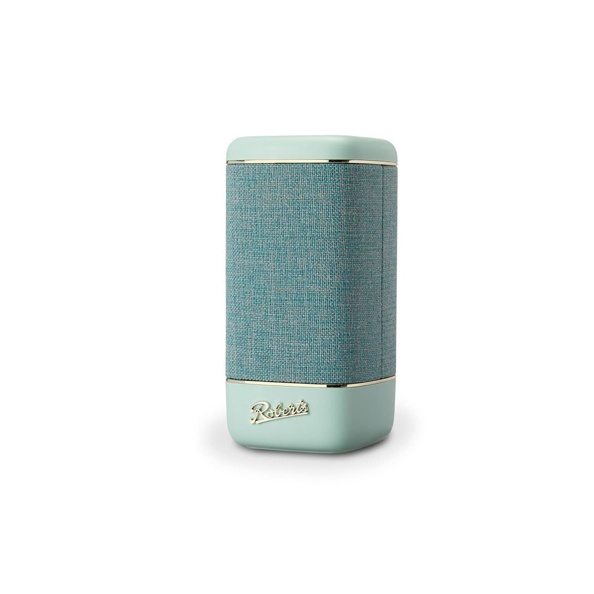 Roberts Enceinte Bluetooth Beacon 335 - Portable, Rechargeable, Autonomie 15h, Deux radiateurs de Basses passifs, Amplificateur de Basses, égaliseur, Appairage stéréo Bleu Ciel