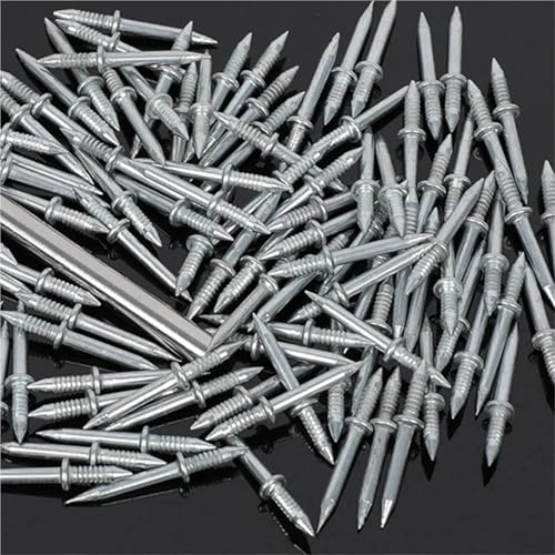 Clavos invisibles de doble cara para instalación y fijación de zócalos, alta resistencia, 600 unidades miniatura 6