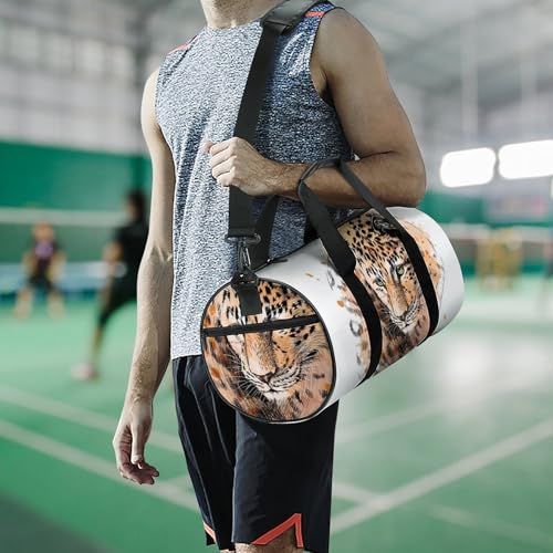 Sac de sport léopard 45x23x23cm pour optimiser vos bagages cabine