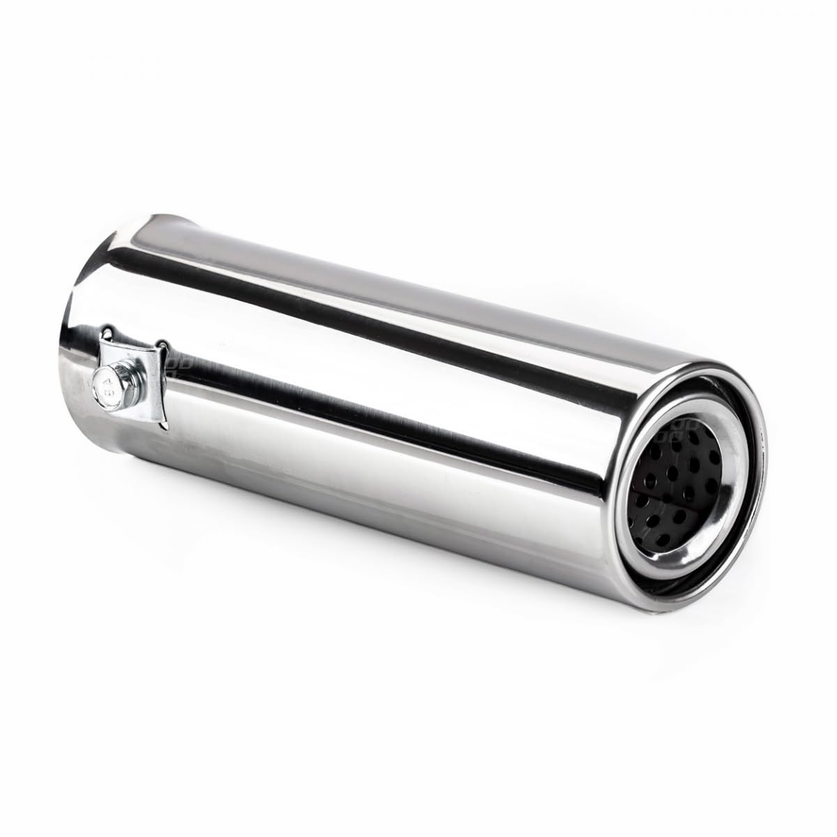 Cubierta De Tubo De Escape AMiO Cromada - 156 Mm, Acero Inoxidable, Para Acabado Recto Y Redondo