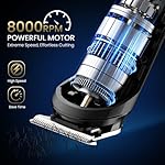 Ufree 3-in-1 Beard Trimmer Kit, Men's Electric Shaver Razor for Mustache Body Nose Facial Hair, Professional Hair Trimmer, Rechargeable Clippers, Waterproof Beard Grooming, Birthday Gifts for Men - Image 2