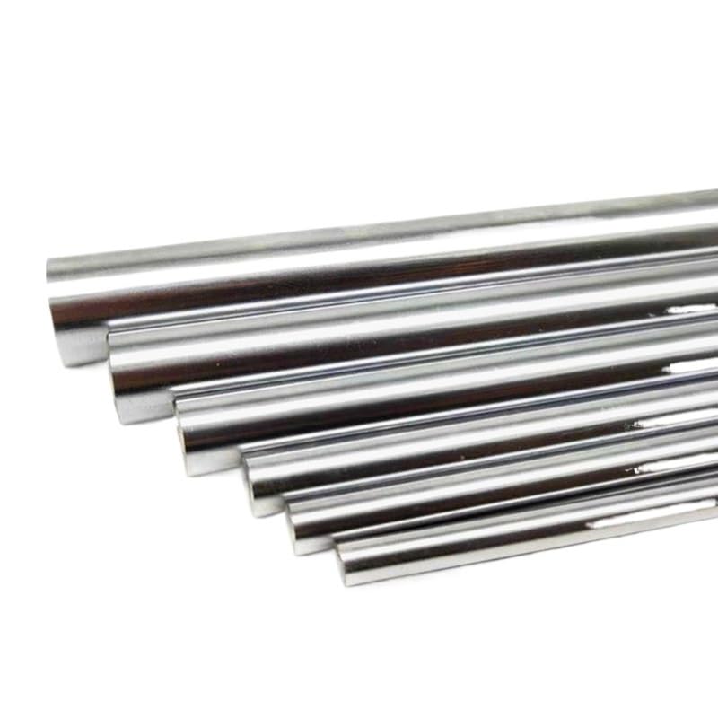 Arbre Linéaire Trempé Chromé, Diamètre 6/8/10/12 Mm, Acier C45/GCr15, Tige De Guidage Haute Précision, 250(8mm(2 Pcs),250mm)