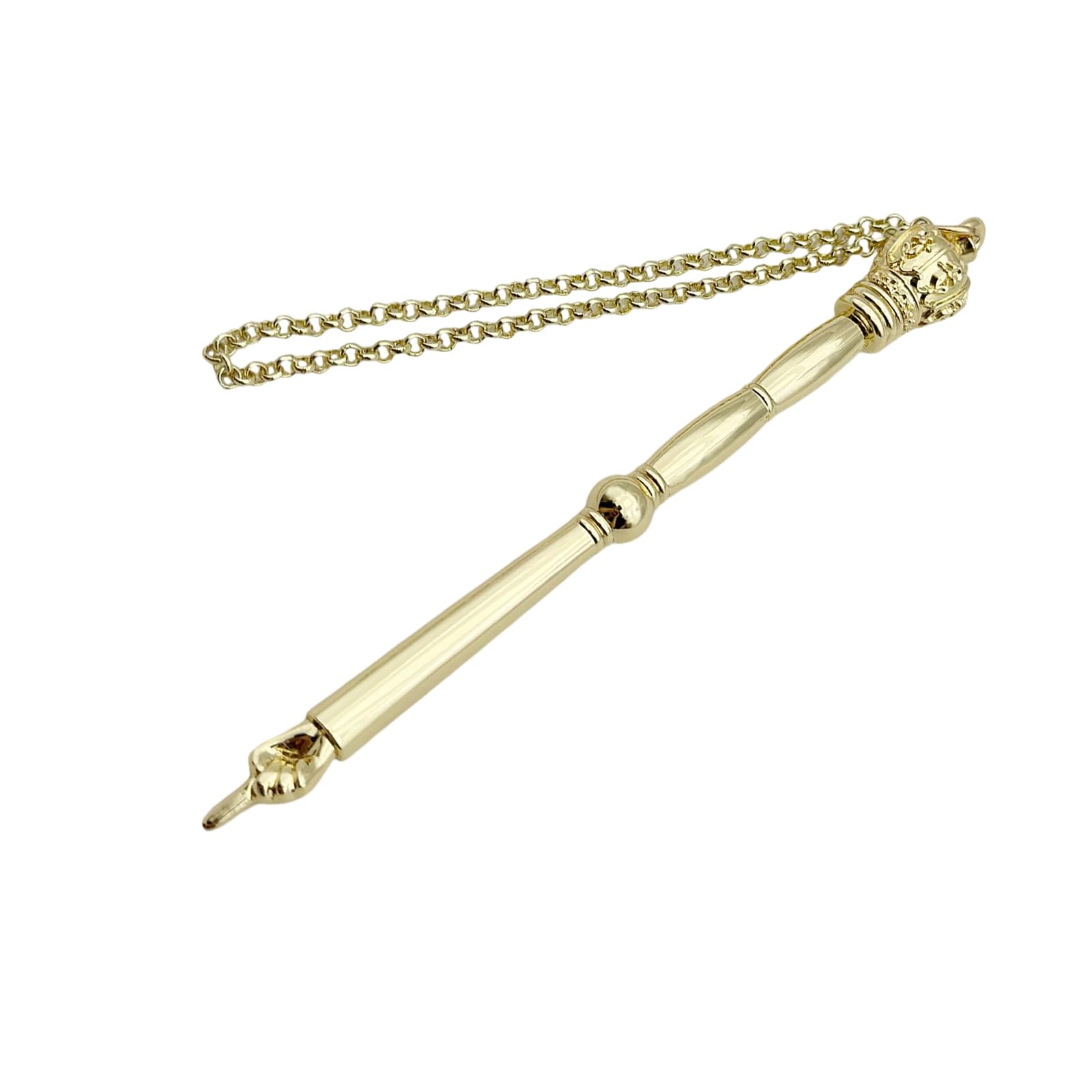 HDOYTXXM Handcrafted Torah Scroll Yad, Connection Chain Included, Great Mitzvah Present Bible Pointers for Reading