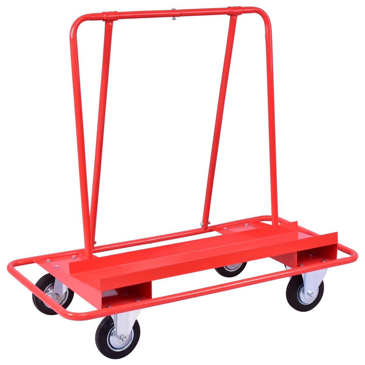 Buy TANGZON Drywall Cart, 120 x 59 x 112cm Plasterboard Trolley on