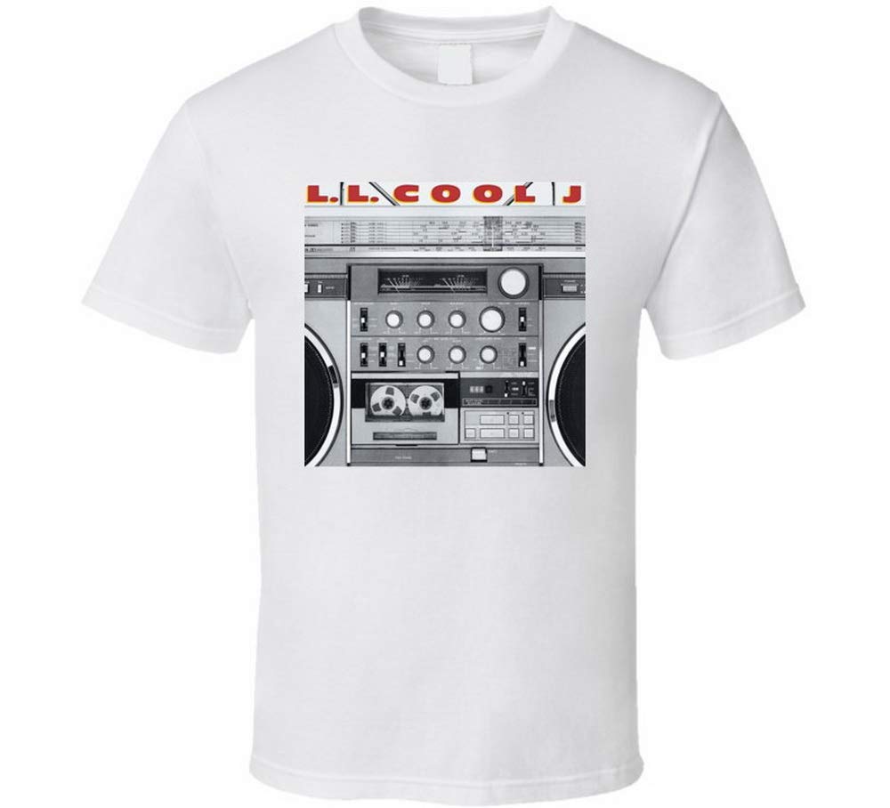 New DayLl Cool J Radio 80s Music Fan T Shirt White
