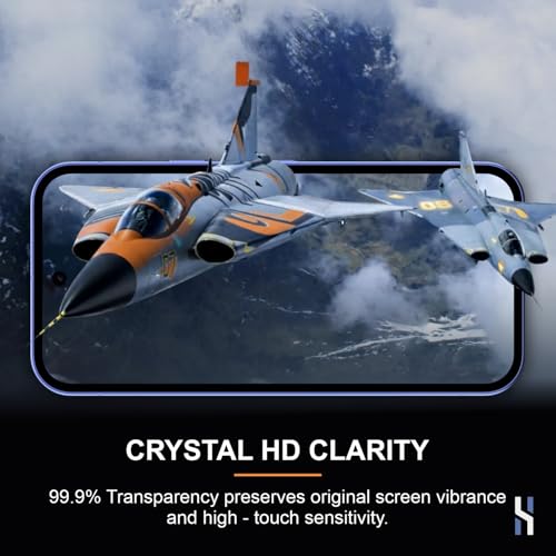 Image of Tempered Glass for Nothing Phone 4a (6.78 Inch) Military Grade 9H Screen Guard, Anti-Scratch, Shatterproof, Edge to Edge Full Coverage - Black Border