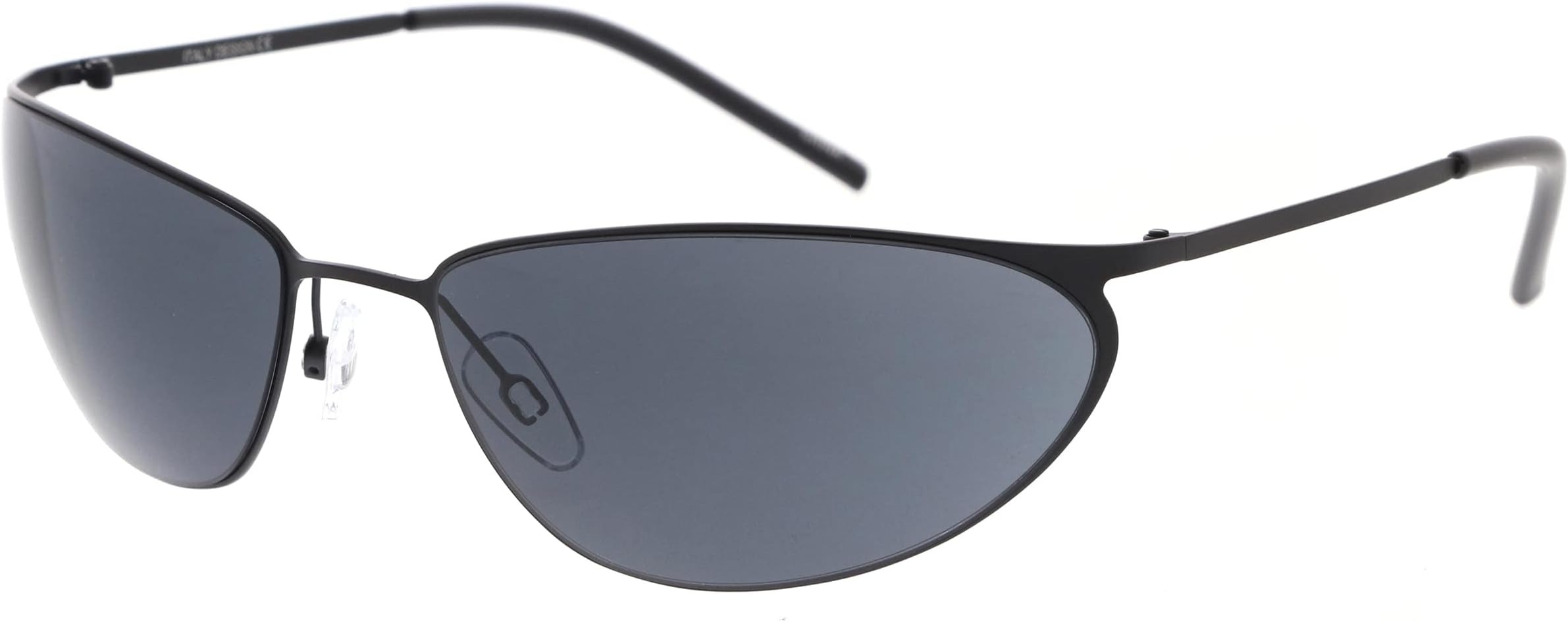 zeroUV - Matrix NEO Metal Wire Frame Glasses Movie Inspired Sunglasses (Black)