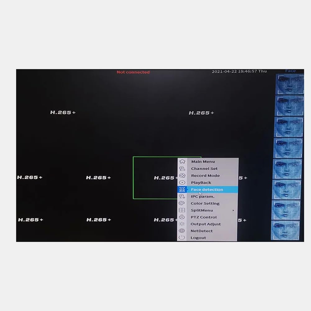 Xmeye 4K 4CH POE NVR - Videoregistratore a 8 canali per 48 V POE 8 MP 5 MP di sorveglianza di sicurezza IP, riconoscimento facciale, spina europea durevole