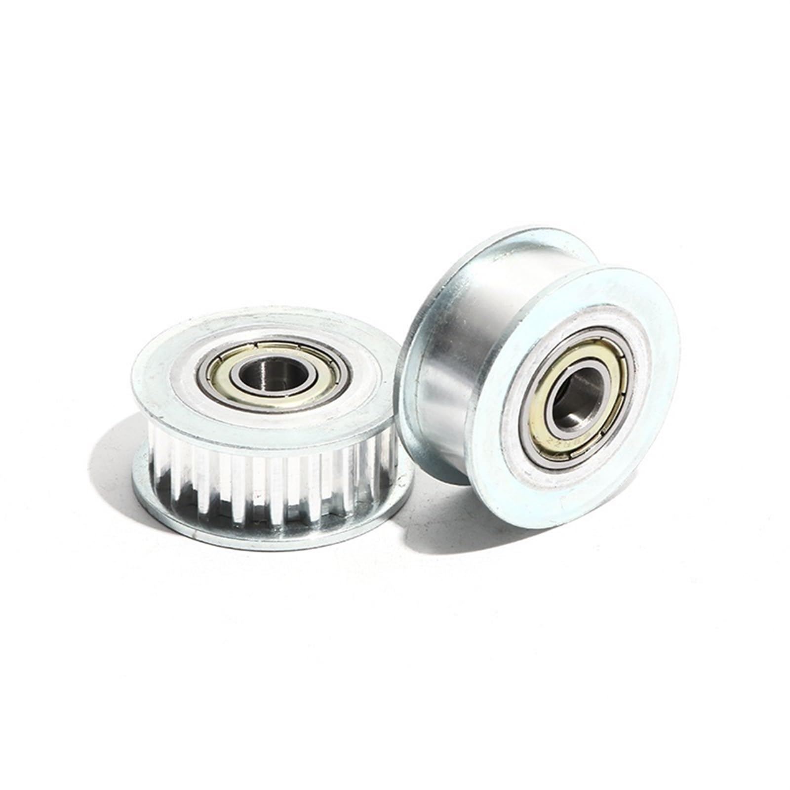 Durable 2pcs T5 16T Idler Pulleys with Teeth, Width 11/21mm Bore 3/4/5/6/7/8mm Idler Bearing Pulley 16Teeth Idler Timing Pulley (Size : 5mm, Style : Width11mm)