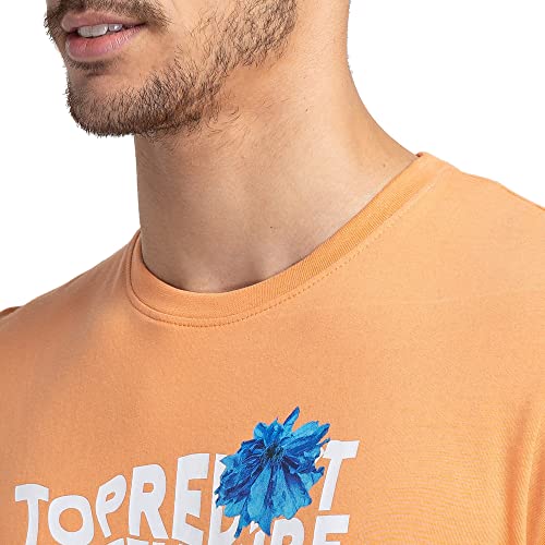 Image of Being Human Cactus Green Regular Fit Round Neck Men's T-Shirt Clothing
