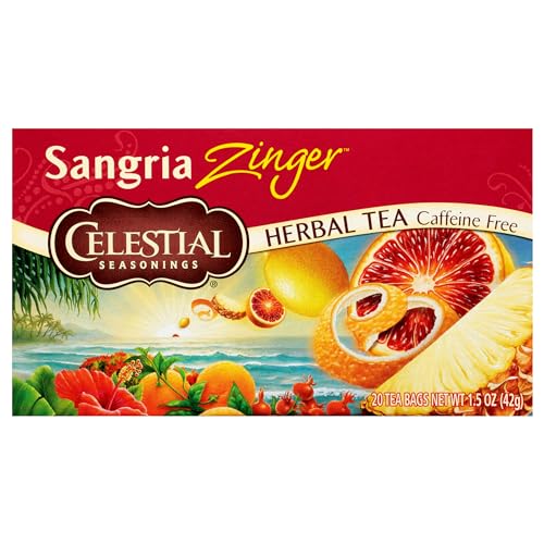 Celestial Seasonings Herbal Tea, Sangria Zinger, 20 Count