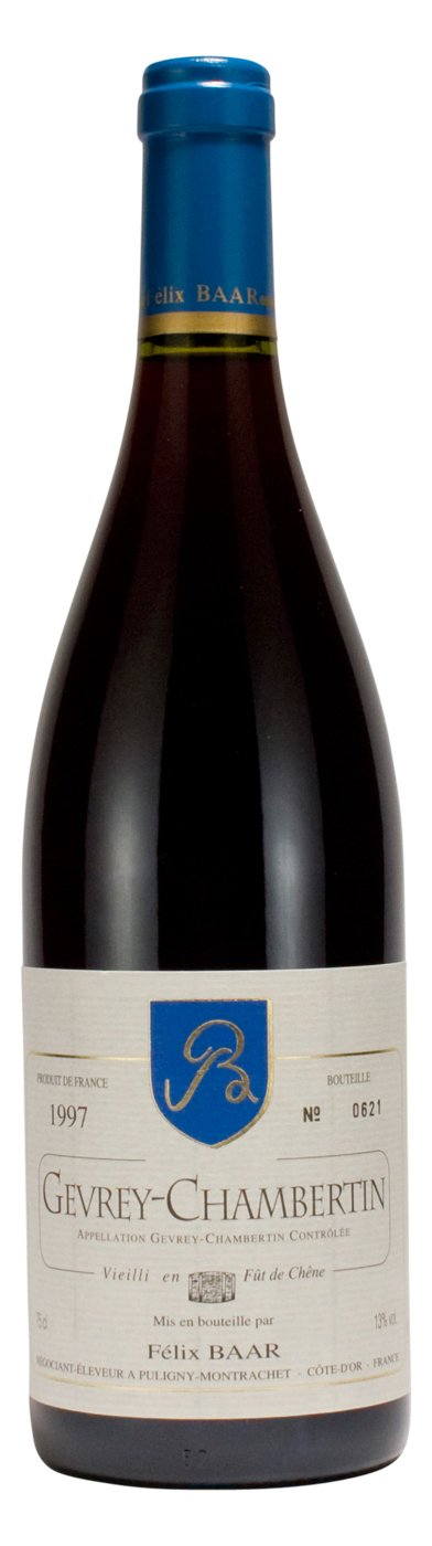 Gevrey-Chambertin Fût de Chêne 1997 - Besonderer französischer Pinot Noir Burgunder Rot-wein zum Geburtstag, Jubiläum, Jahrestag, Hochzeitstag und zu anderen besonderen Anlässen