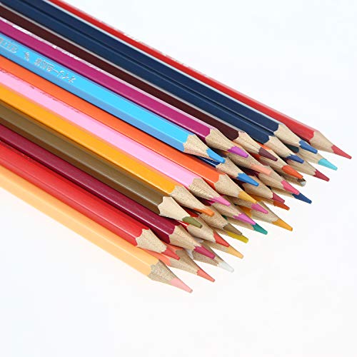 Loijon Conjunto Profissional com 72 Lápis de Cor