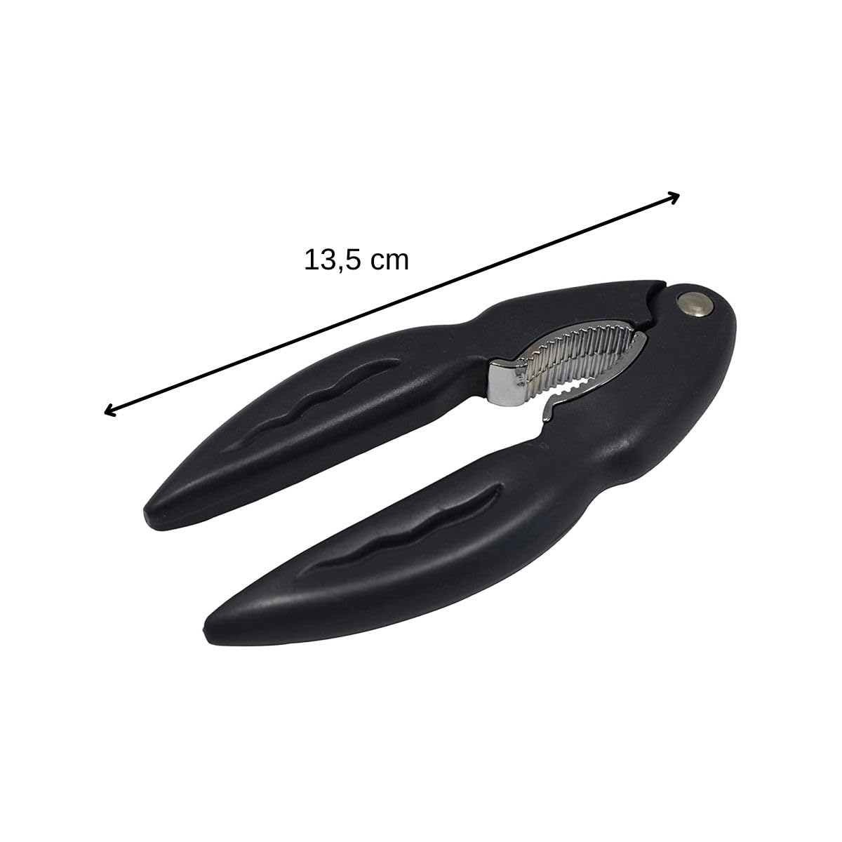 Fackelmann Pliers Shellfish, Metal, Multi-Colour, Grey, 13,5 x 5,5 cm - Image 3