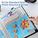 Sooez 30 Pack 4x6 Photo Sleeves for 3 Ring Binder (180 Pictures), Heavy Duty Plastic Page Protectors, Clear Binder Postcard Sleeves, Archival Photo Album Refill Pages, Binder Inserts