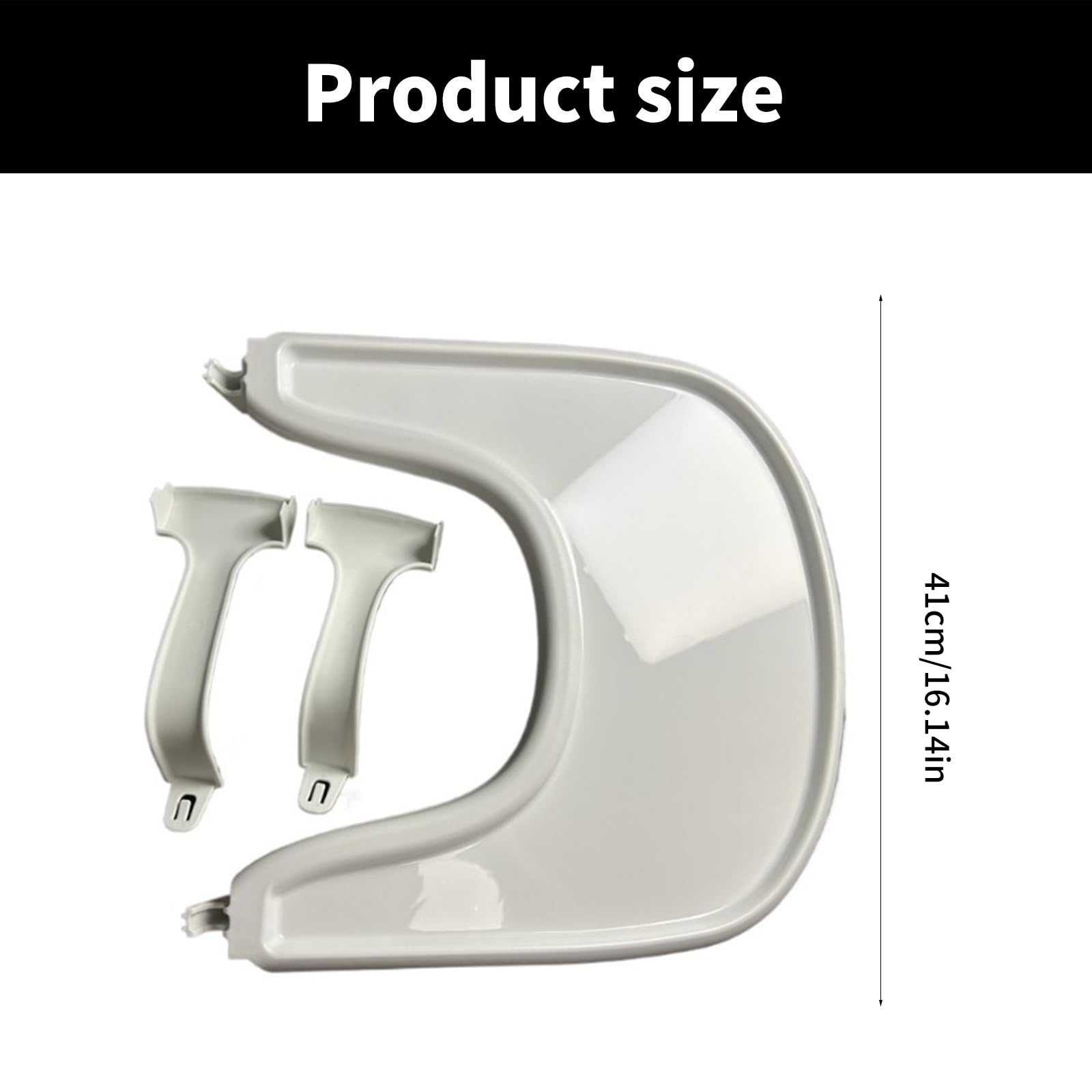 Plateau de chaise haute coloré - Set de table en ABS pour chaise haute - Solution de salle à manger sans danger pour les enfants