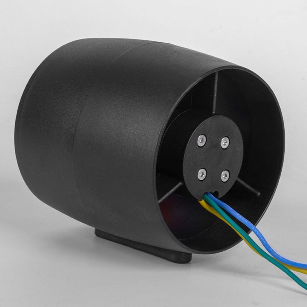 400W Unterwassermotor - Bürstenloser Antrieb für RC Köderboote & SUP Boards, 12-24V, 40A, Schwarz