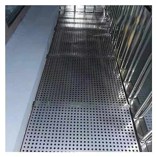 Tôle perforée en acier inoxydable 304 - Épaisseur 0,8 mm - Dimensions 69 x 122 cm