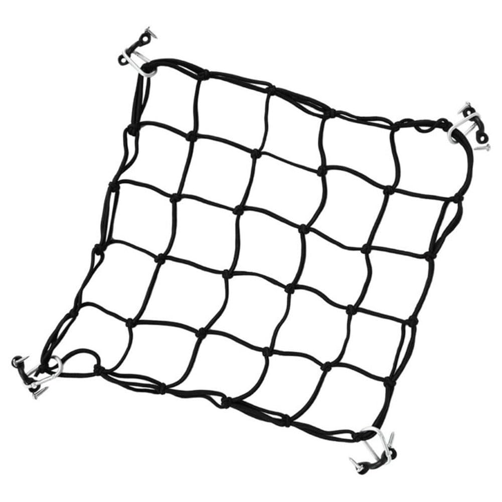 Zoegneer Surfbrett-Aufbewahrungsnetz, Kajak-Deck, Fracht, Bungee-Netz, Pad-Augen und Karabinerhaken, Kajak-Zubehör, 40 x 40 cm