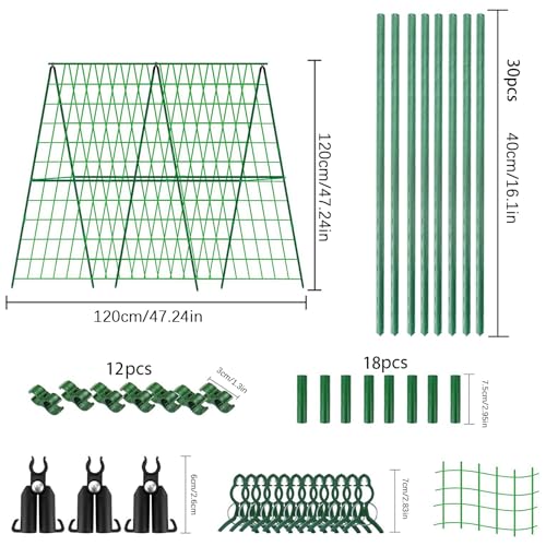 Support en métal pour légumes et structure de jardinage durable
