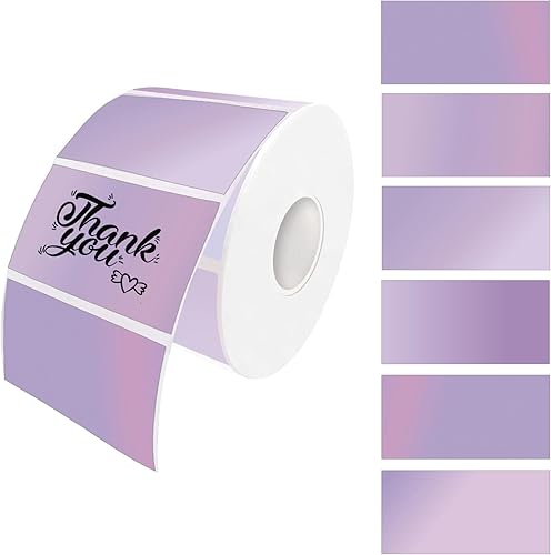 Etiquetas adhesivas térmicas, 2.25 x 1.25 pulgadas, 1000 etiquetas autoadhesivas térmicas directas, etiquetas adhesivas multiusos para diseño de