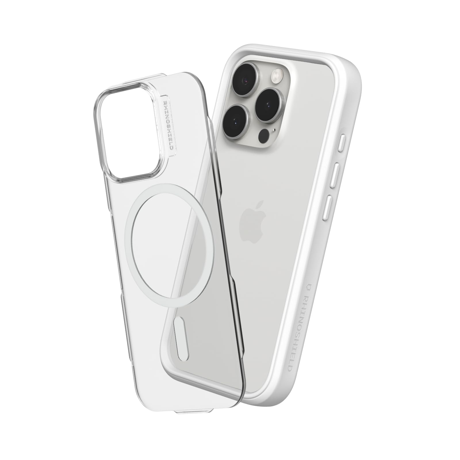 Carcasa modular iPhone 16 Pro RhinoShield Mod NX blanca premium 7