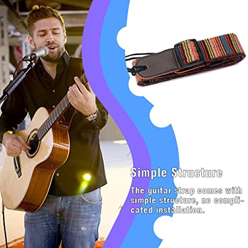 tieedhfu Sangle de guitare acoustique élégante ceinture d’épaule accessoires exquis pour ukulélé - Les Beatles, Paul McCartney, John Lennon, RIngo Starr, George Harrison tieedhfu Sangle de guitare acoustique élégante ceinture d'épaule accessoires exquis pour ukulélé – Image 6