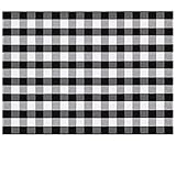 SHACOS Buffalo Plaid Rug 5'x6'7' Large Buffalo Check Rug Front Door Rug Patio Rug Throw Cotton Rug...