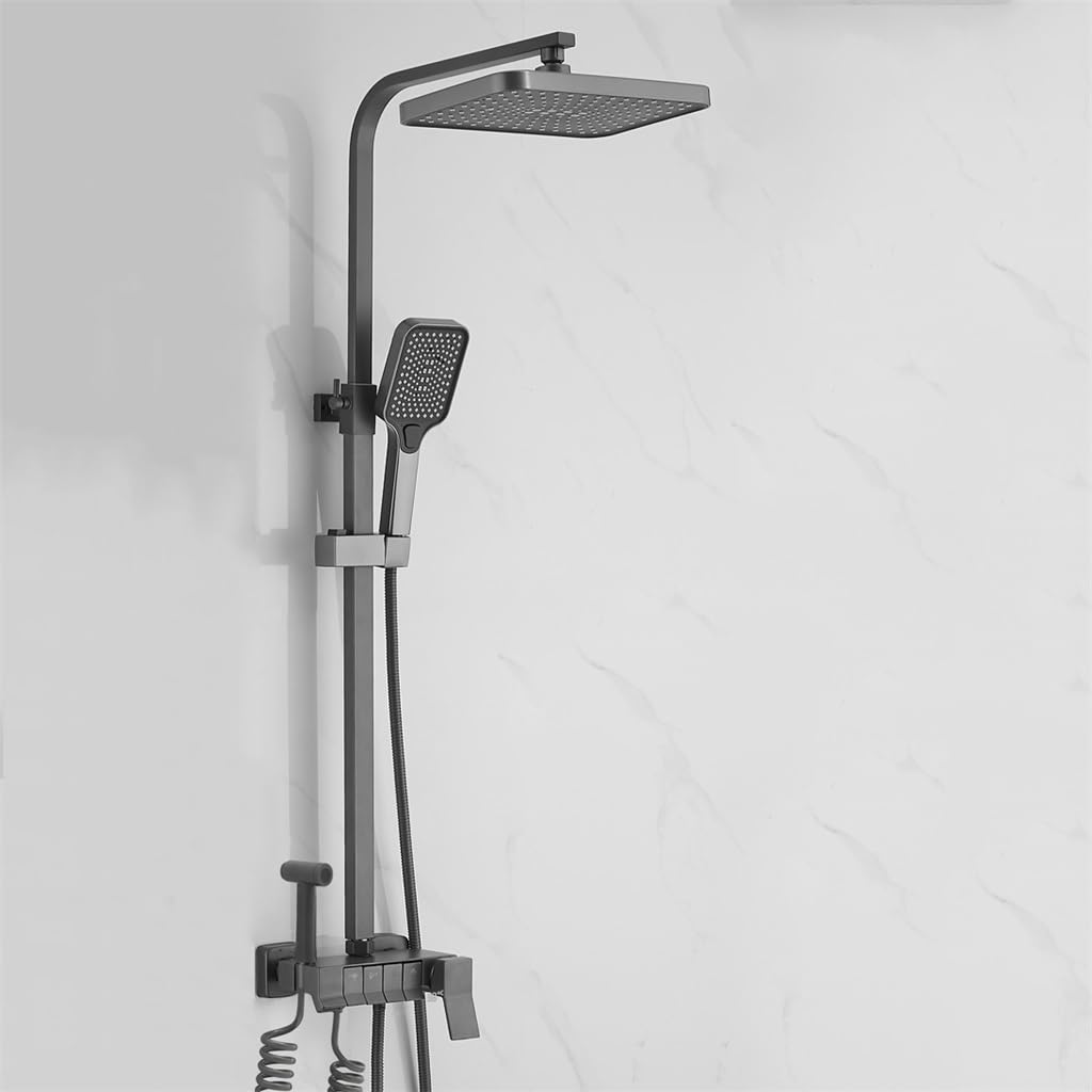 Tecla de Piano, cabezal ducha con pantalla digital, juego doméstica, secado flores, lluvia, baño