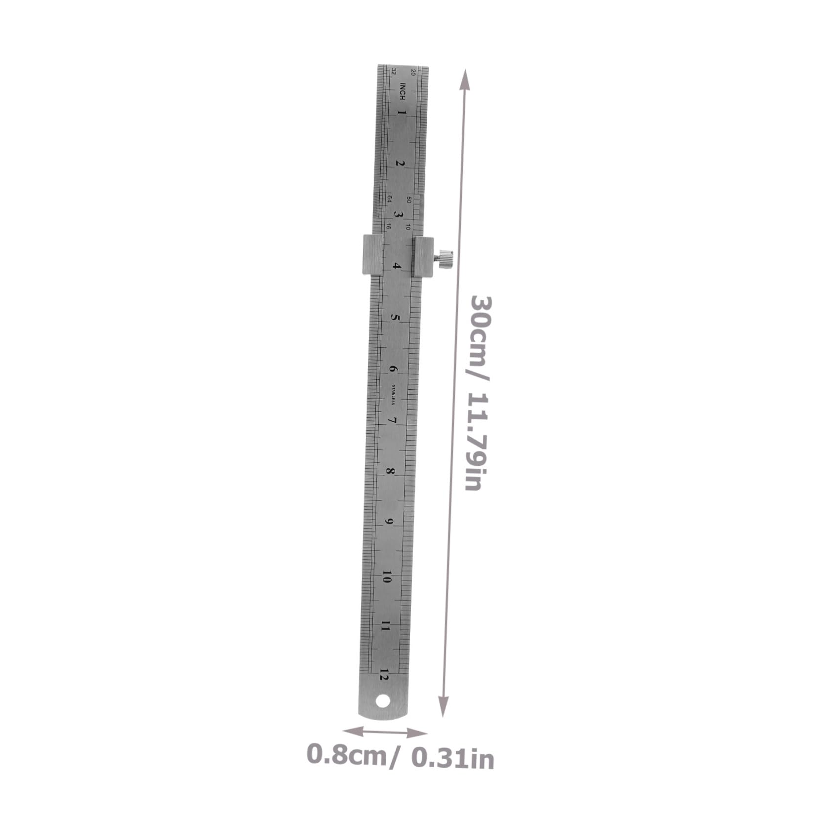 SHINEOFI 3 Set Righello In Acciaio Blocco Di Posizionamento Disegno Righello Metrico Falegname Righelli Di Precisione Macchinista Ingegnere Di Misura