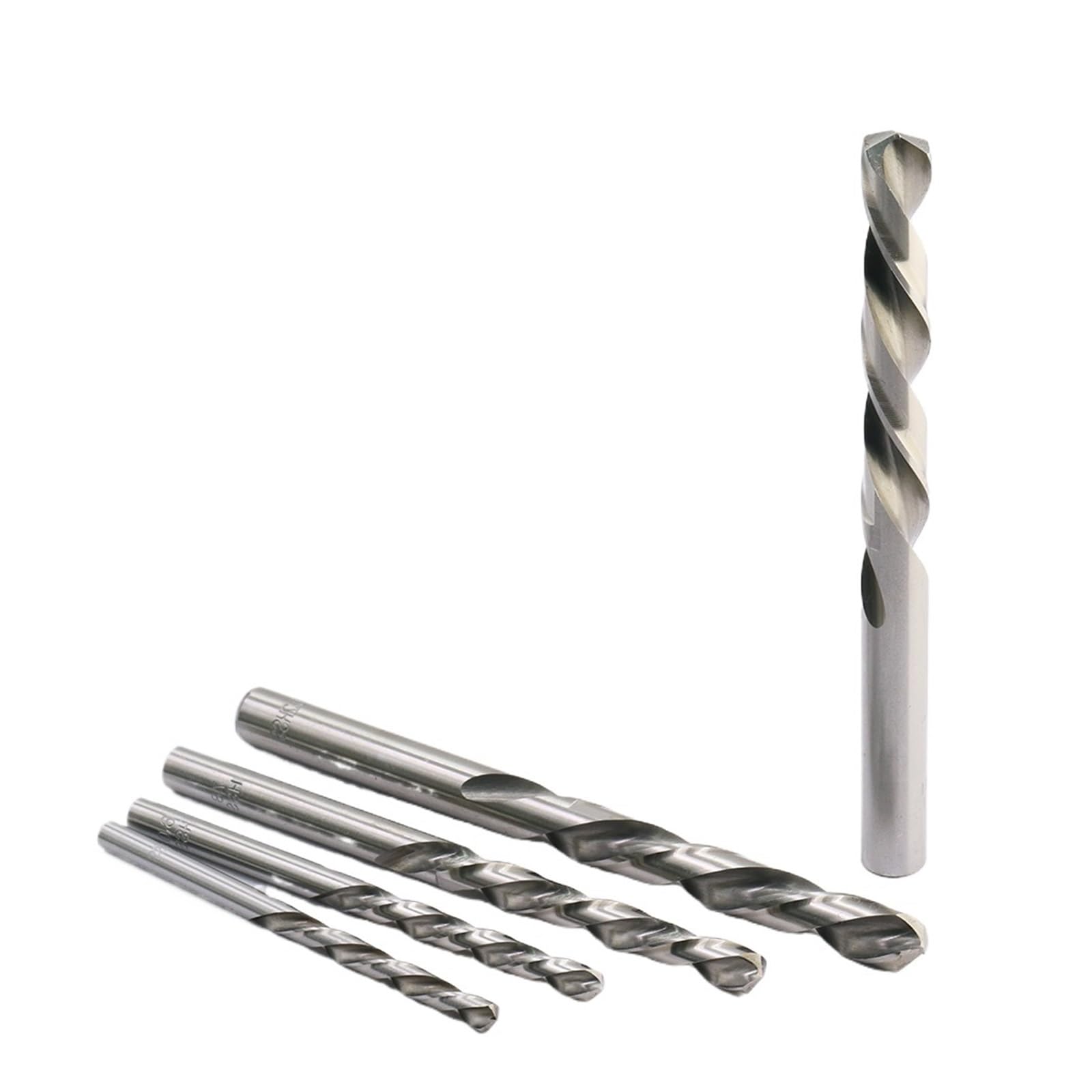 Wiertło spiralne z prostym chwytem 1-13 mm zestaw wierteł ze stali szybkotnącej HSS, z prostym chwytem i skrętem, organizer do narzędzi do wiercenia w metalu i stali. (5 sztuk, 4,6 mm)