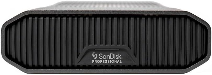 SanDisk Professional 12TB G-Drive Enterprise-Class External Desktop Hard Drive - 7200RPM Ultrastar HDD Inside, USB-C (10Gbps), USB 3.2 Gen 2, Mac Ready - SDPHF1A-012T-NBAAD