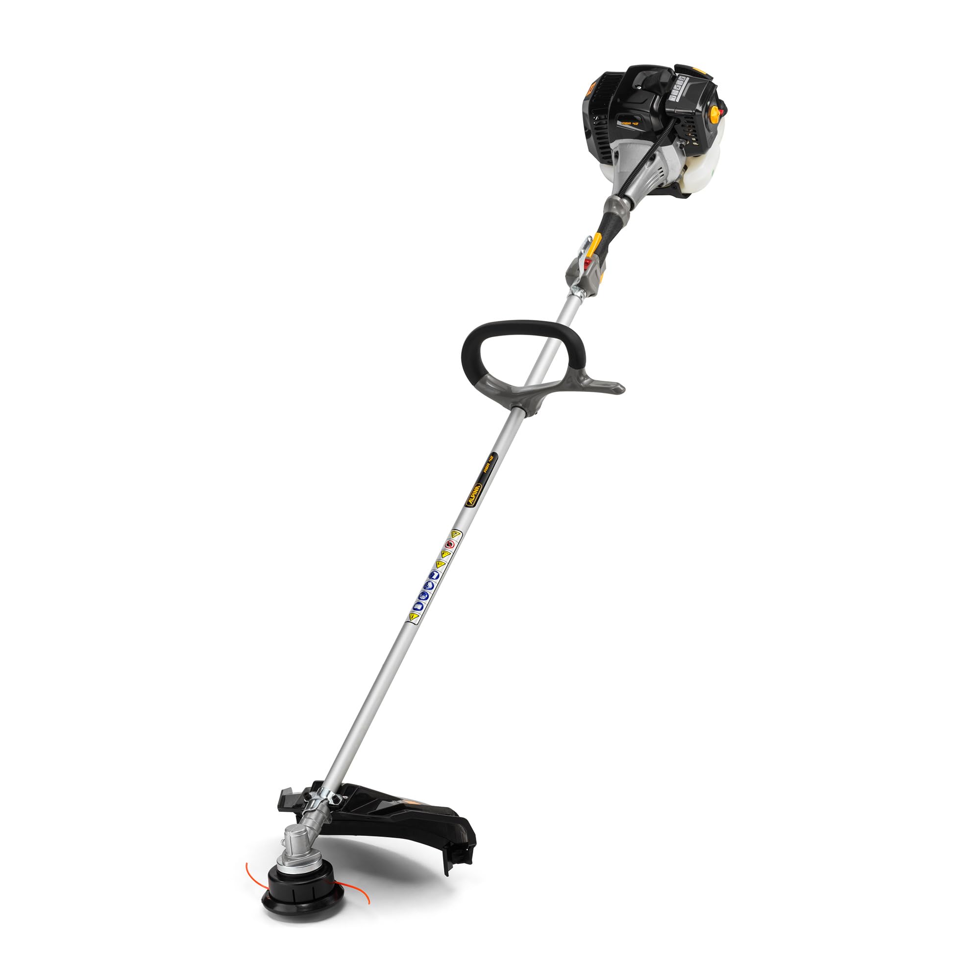 Alpina ABR 42 Decespugliatore, 42,​7 cc, 1250 W – Lama 3 Denti, Testina Nylon Tap&Go – Per Giardini E Vegetazione Fitta