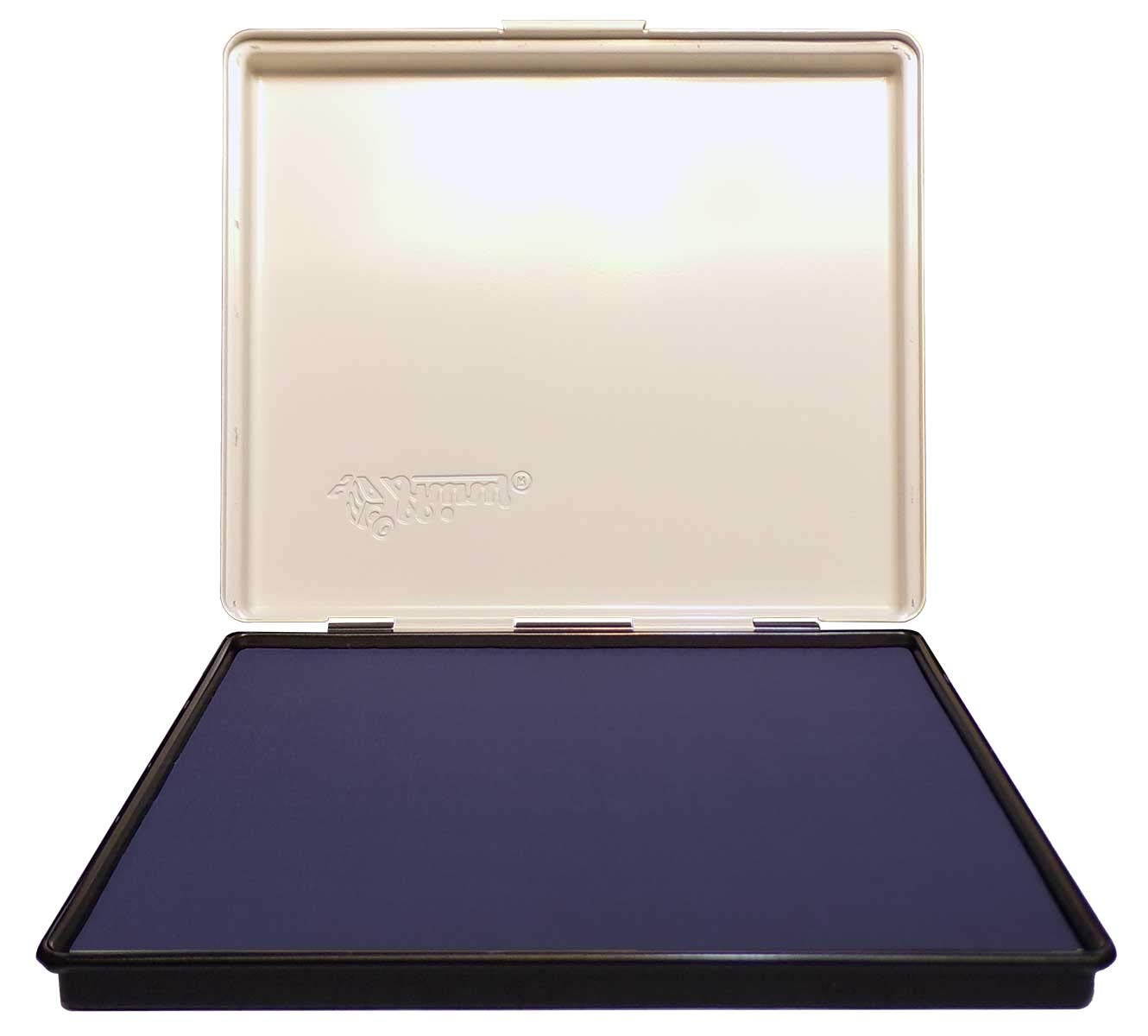 Extra Large 7'' x 8'' Industrial Rubber Stamp Ink Pad, Purple