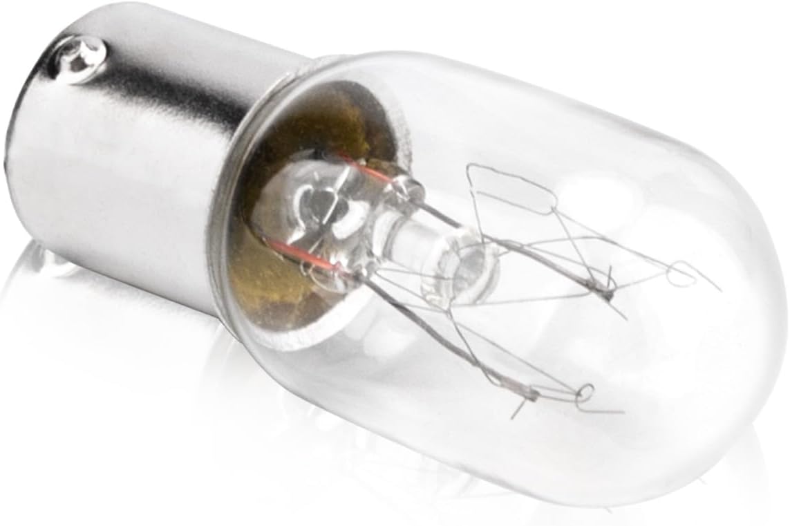 Incandescent Light Bulb, 1- Pack 15W, T7 Clear, 110 Lumens, 120V, Double Contact Bayonet Base
