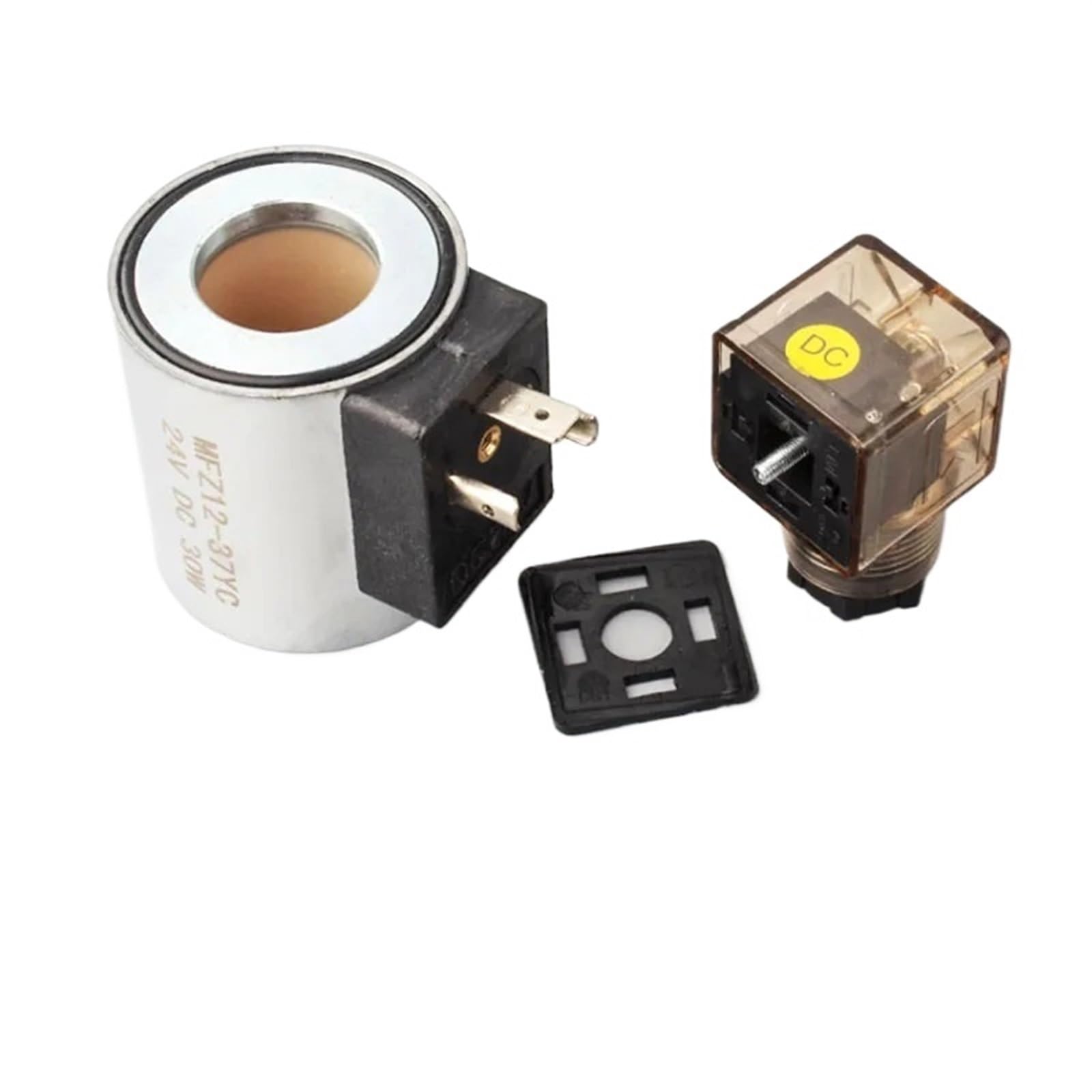 IEUMJNAT Hydraulic solenoid valve coil MFB12-37YC MFZ12-37YC control inner diameter 23 high 51(DC24V 30W)