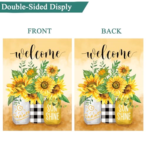 Cdlong PDC24 Seasonal Garden Flags Set Of 12 Double Sided 12 X 18 Inch Yard Flags, Small Garden Flags For Outside, Fall Winter Halloween Christmas Outdoor Flags thumb #3