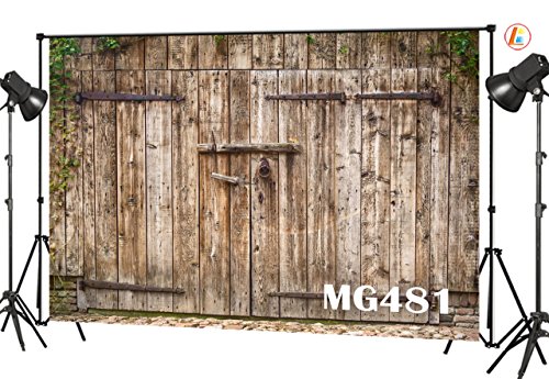 Lb 9X6Ft Vinyl Vintage Barn Door Backdrop Rustic Wooden Door Photo Backdrop Western Cowboy Retro Background For Newborn Baby Shower Kids Birthday Party Portrait Photo Booth Backdrop #TOP2
