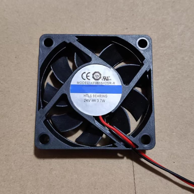 KF0615H2SR-R 60X60X15MM 24V 3.7W 2-Wire Cooling Fan